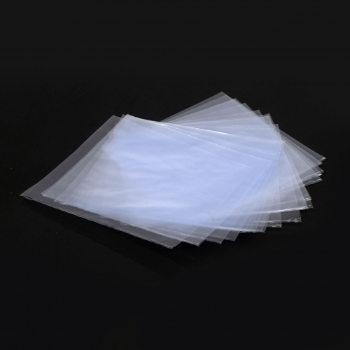 武漢直銷無毒環保透明塑料收縮膜袋熱縮圓封袋訂做圓底熱切封口弧形袋